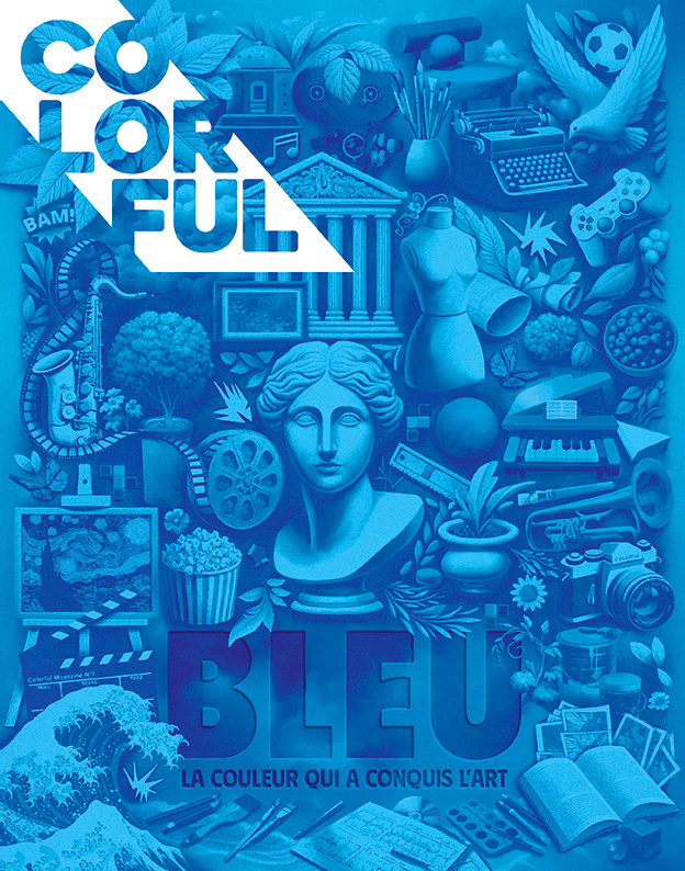Couverture de Colorful Magazine - Bleu
