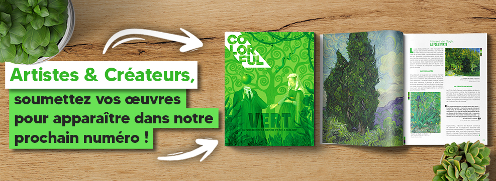 Bannière candidature Colorful Magazine VERT