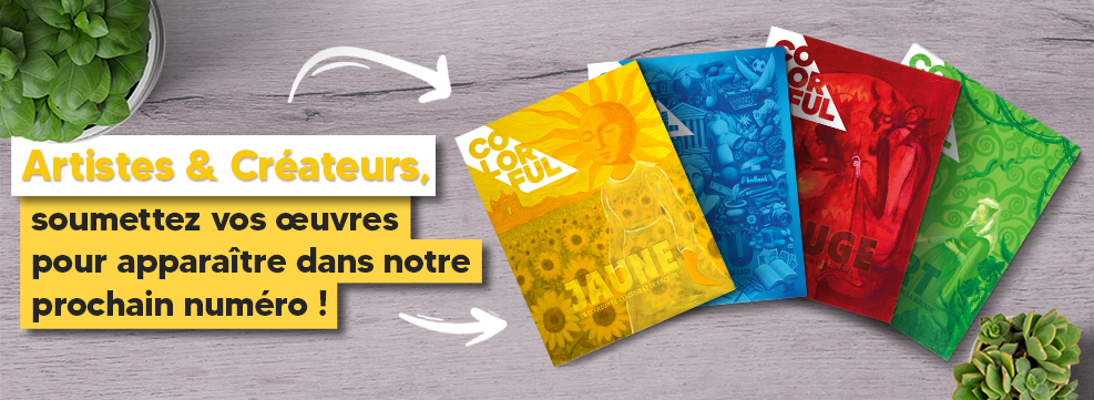 Bannière candidature Colorful Magazine JAUNE