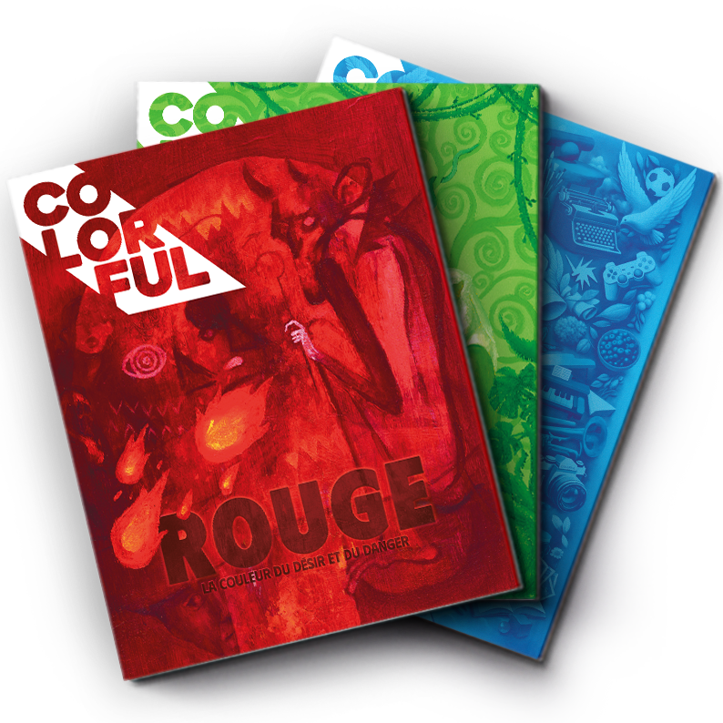 Couverture de Pack RVB – Colorful Magazine Rouge, Vert et Bleu